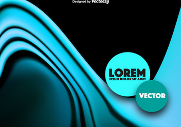 Abstract Blue Wave Vector - Kostenloses vector #406593
